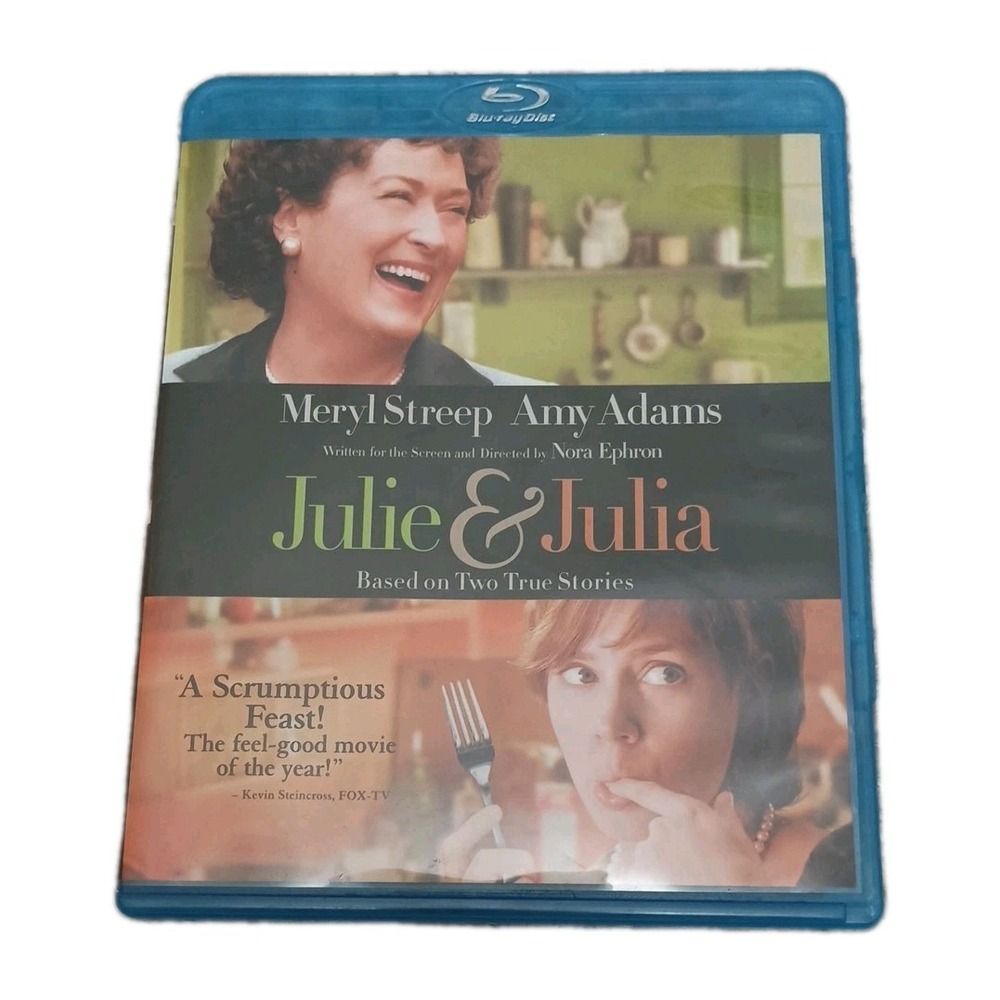 Julie & Julia Blu-ray 2009 Movie Meryl Streep Amy Adams Nora Ephron PG-13